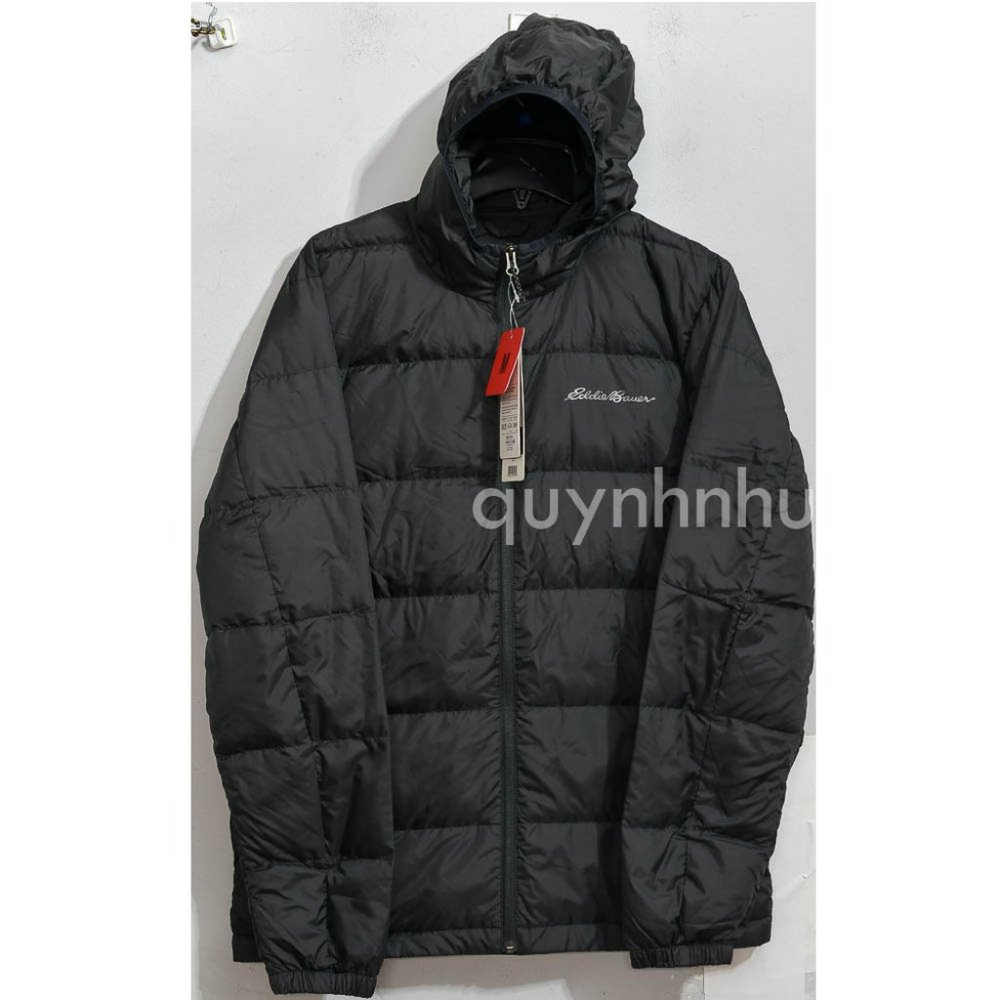 Eddie Bauer Men’s Hooded Down Jacket  IN BLACK - Picture 7 of 7